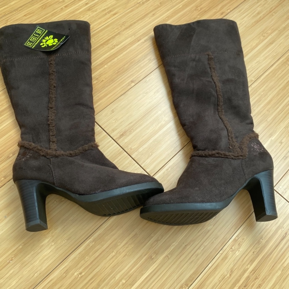 Lined high heel boots - Picture 3 of 6
